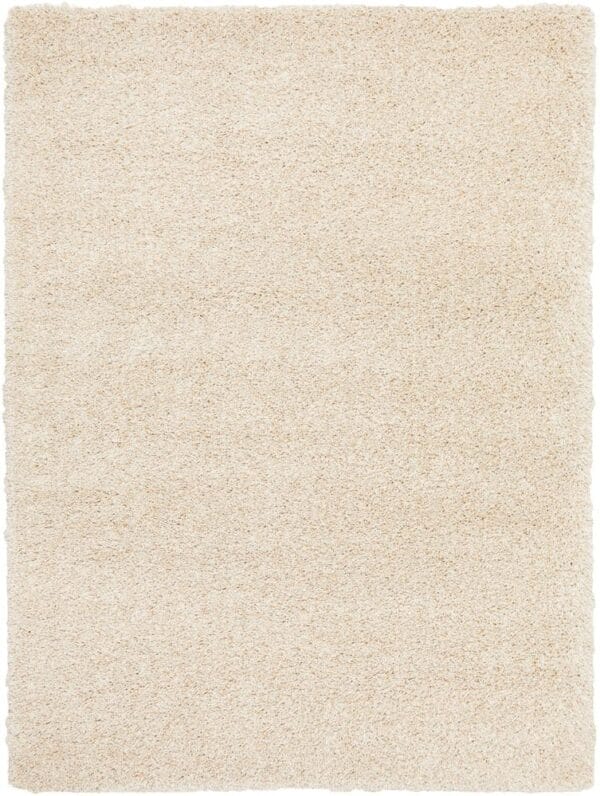 Cream Shag Pile Rug Design