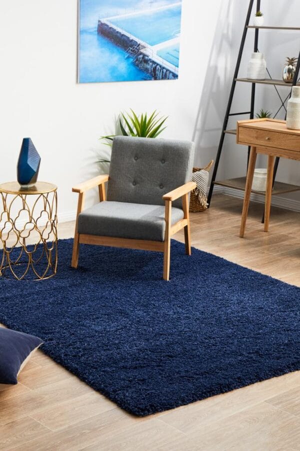 Demin Shag Pile Rug