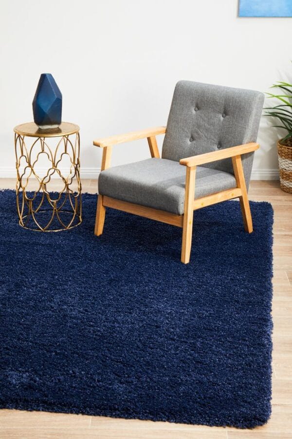 Demin Shag Pile Rug