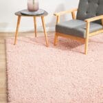 Pink Shag Pile Rug