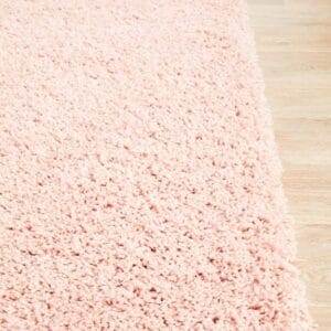 Pink Shag Pile Rug