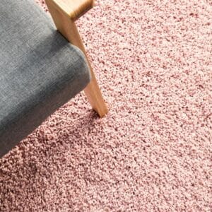 Pink Shag Pile Rug