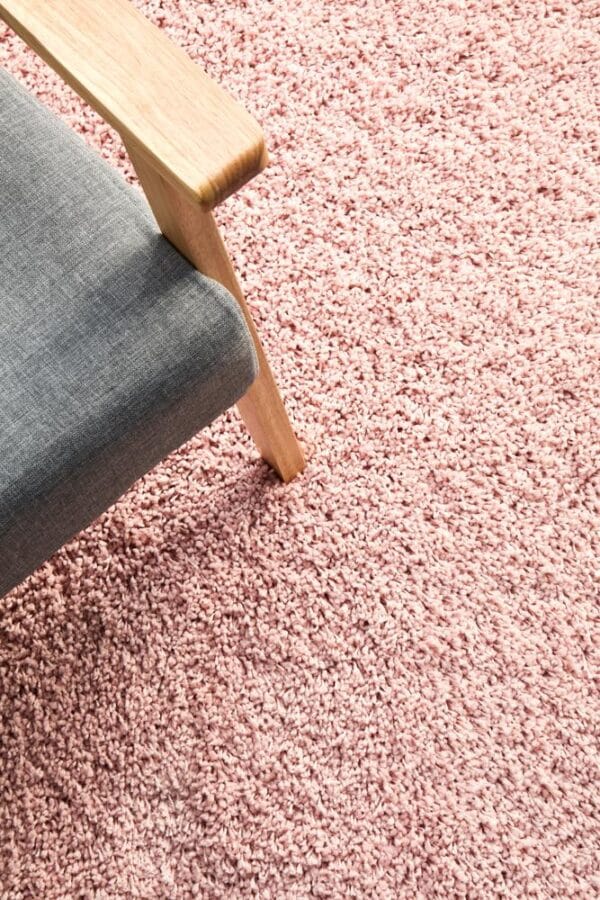 Pink Shag Pile Rug