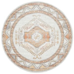 Caitlan Natural Rug Circle Pattern