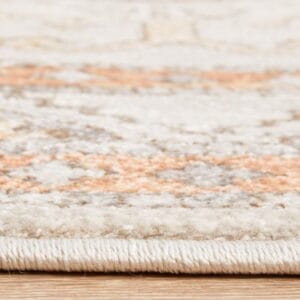Caitlan Natural Rug Circle Edge Design