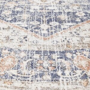 Stonewashed Blue Centre Rug
