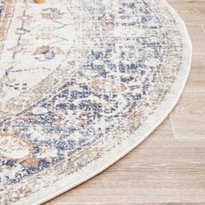 Stonewashed Blue Centre Rug