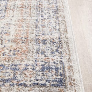 Stonewashed Blue Centre Rug