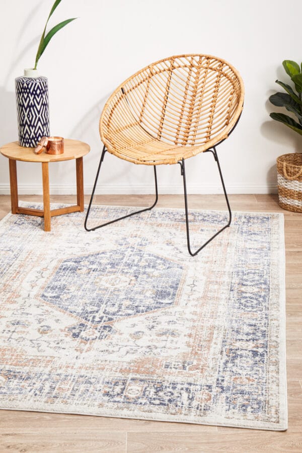 Stonewashed Blue Centre Rug Stonewashed Blue Centre Rug