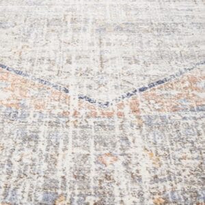 Stonewashed Peach Design Rug