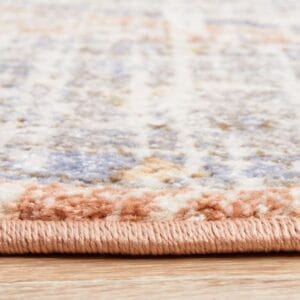 Stonewashed Peach Design Rug
