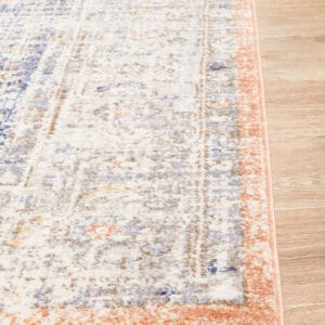 Stonewashed Peach Design Rug