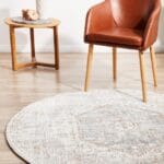 Stonewashed Silver Design Rug
