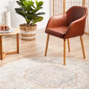 Stonewashed Silver Design Rug