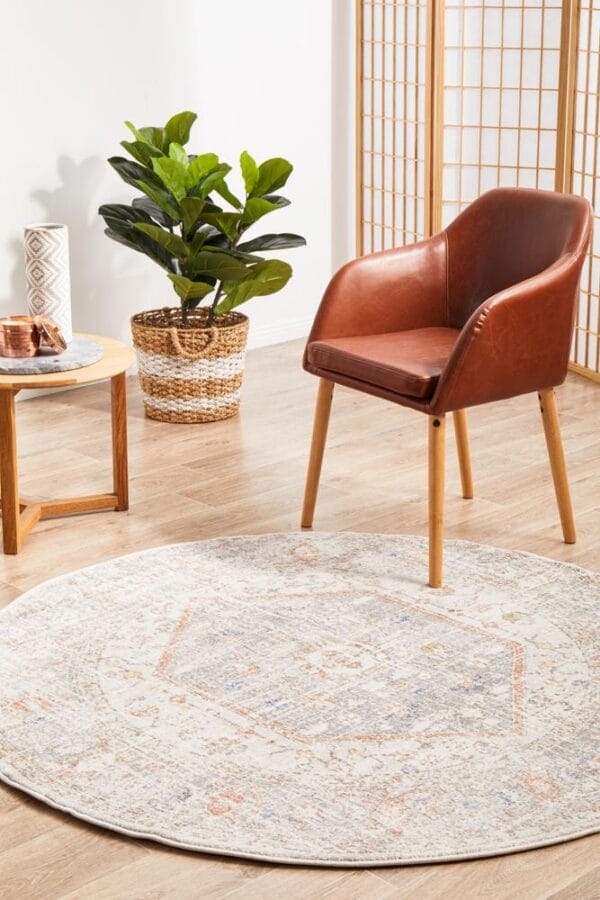 Stonewashed Silver Design Rug