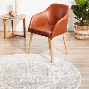 Stonewashed Silver Design Rug