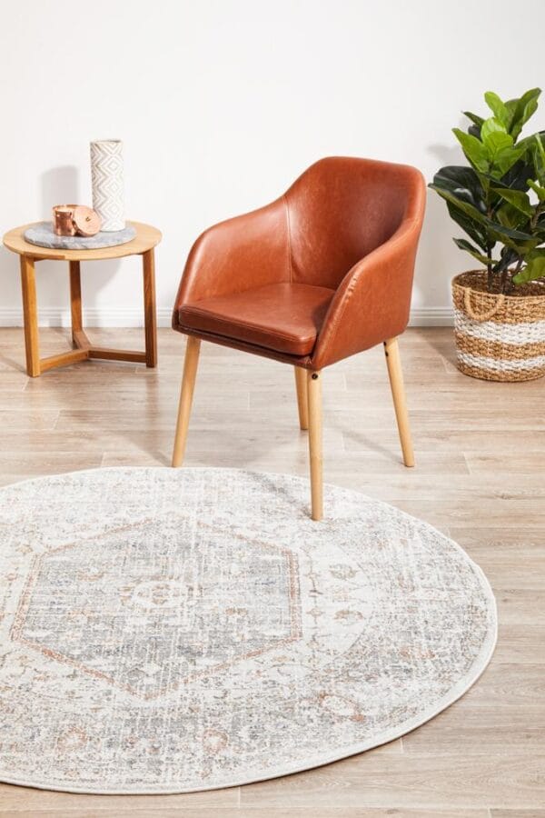 Stonewashed Silver Design Rug