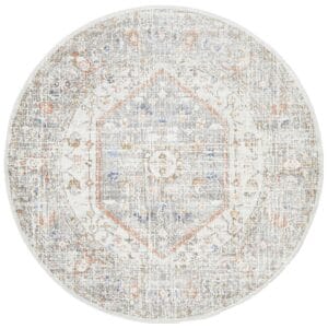 Stonewashed Silver Design Rug