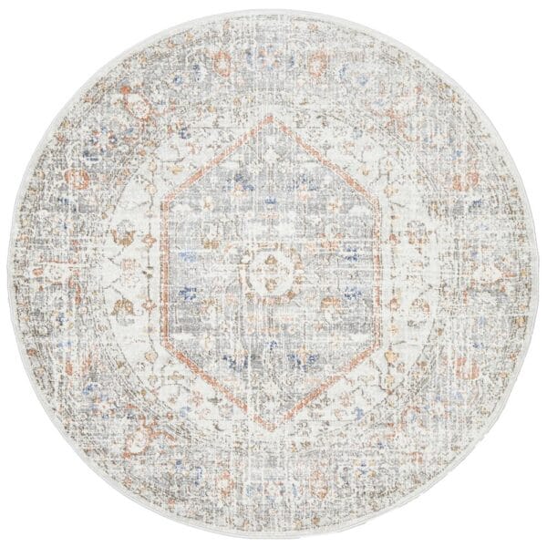 Stonewashed Silver Design Rug