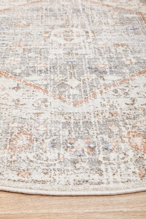 Stonewashed Silver Design Rug