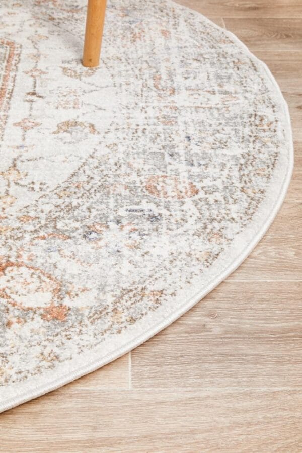 Stonewashed Silver Design Rug