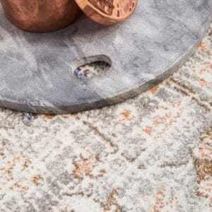 Stonewashed Silver Design Rug