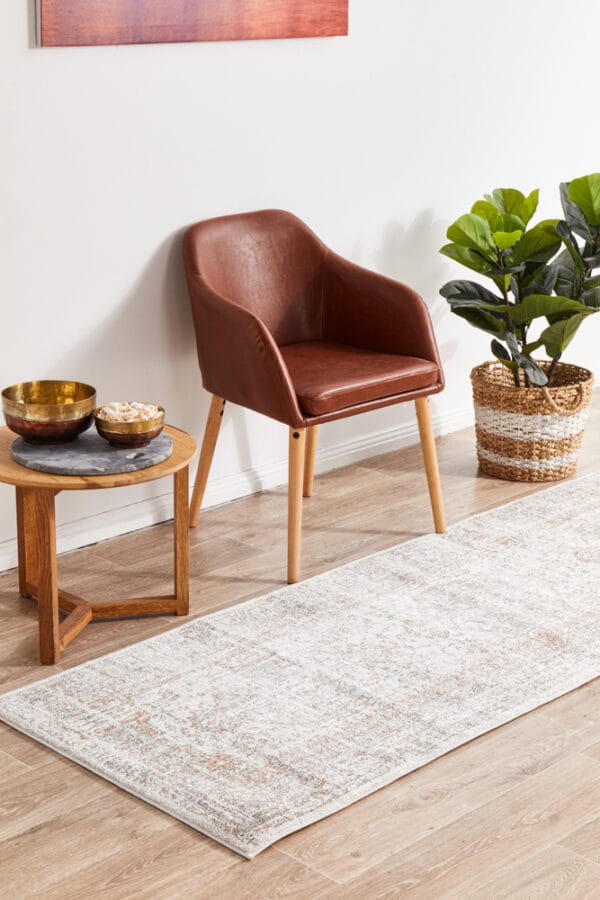 Stonewashed Silver Design Rug