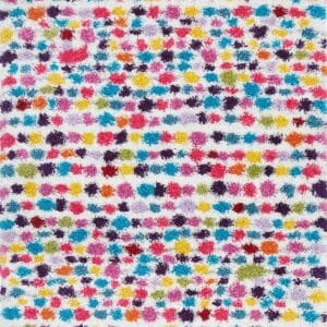 Polka Dot Shag Rug