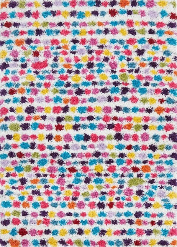 Polka Dot Shag Rug