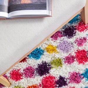 Polka Dot Shag Rug