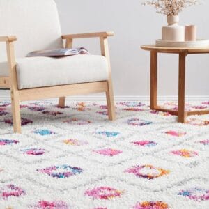 Multi Design Shaggy Rug Profile