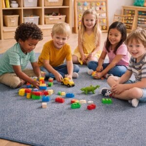 kindergarten classroom mat used for group learning