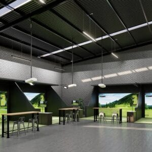 Green Marine carpet For indoor Golf