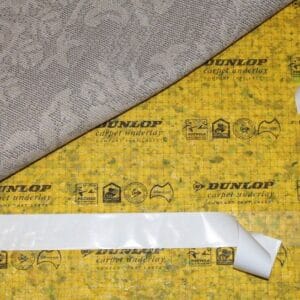 Premium Rug Underlay With Top Tape peeled off