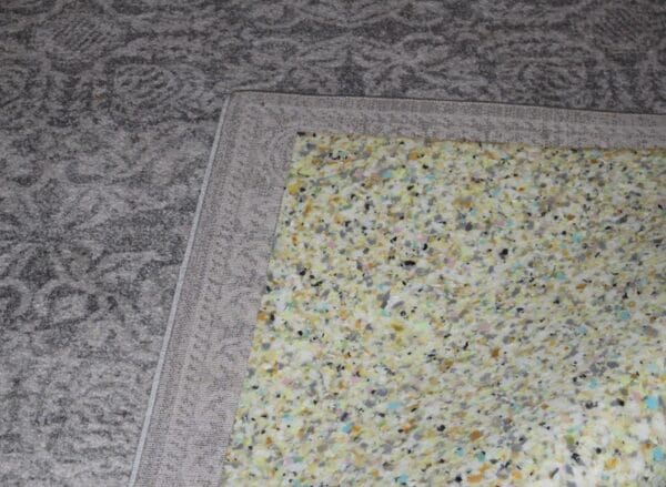 Premium Rug Underlay with edges cut back so rug can lay flat Premium Rug Underlay with edges cut back so rug can lay flat