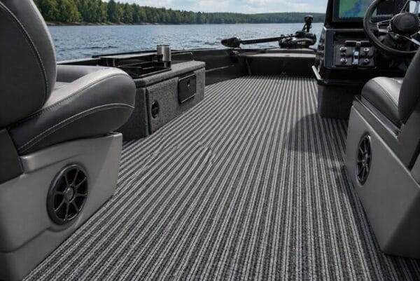 Boating carpet Shale modern silver-grey pontoon look