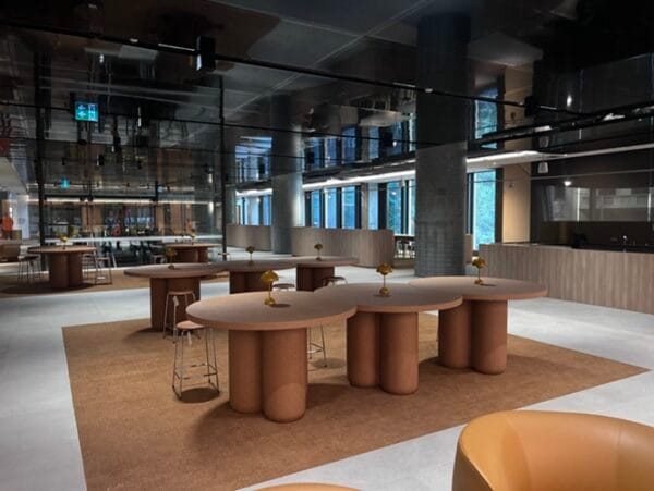 Jacaranda Industries cork roll fitout