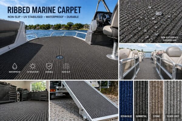 Ribbed marine carpet
